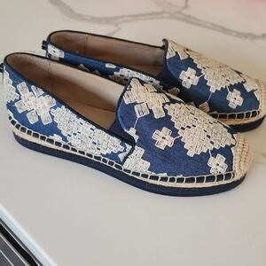 Botkier Sara Embroidered Espadrille - Small Platform- 5.5